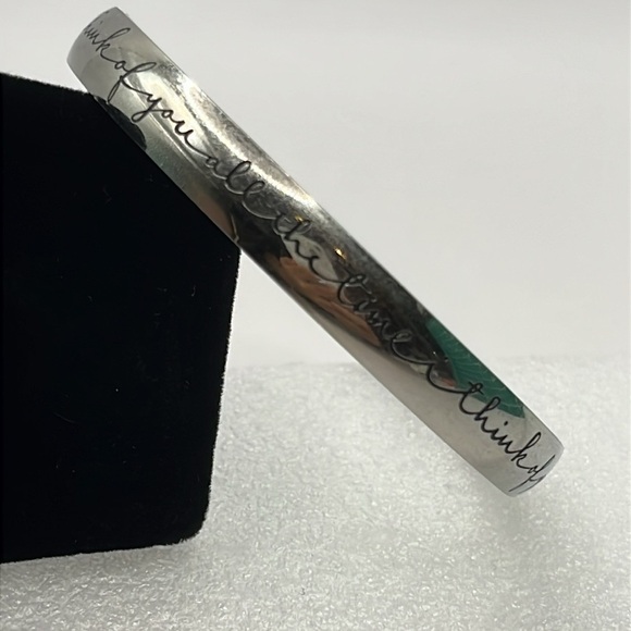Bracelet VTG HMK LIC  I Think of You All The Time Stainless Steel - Picture 2 of 12